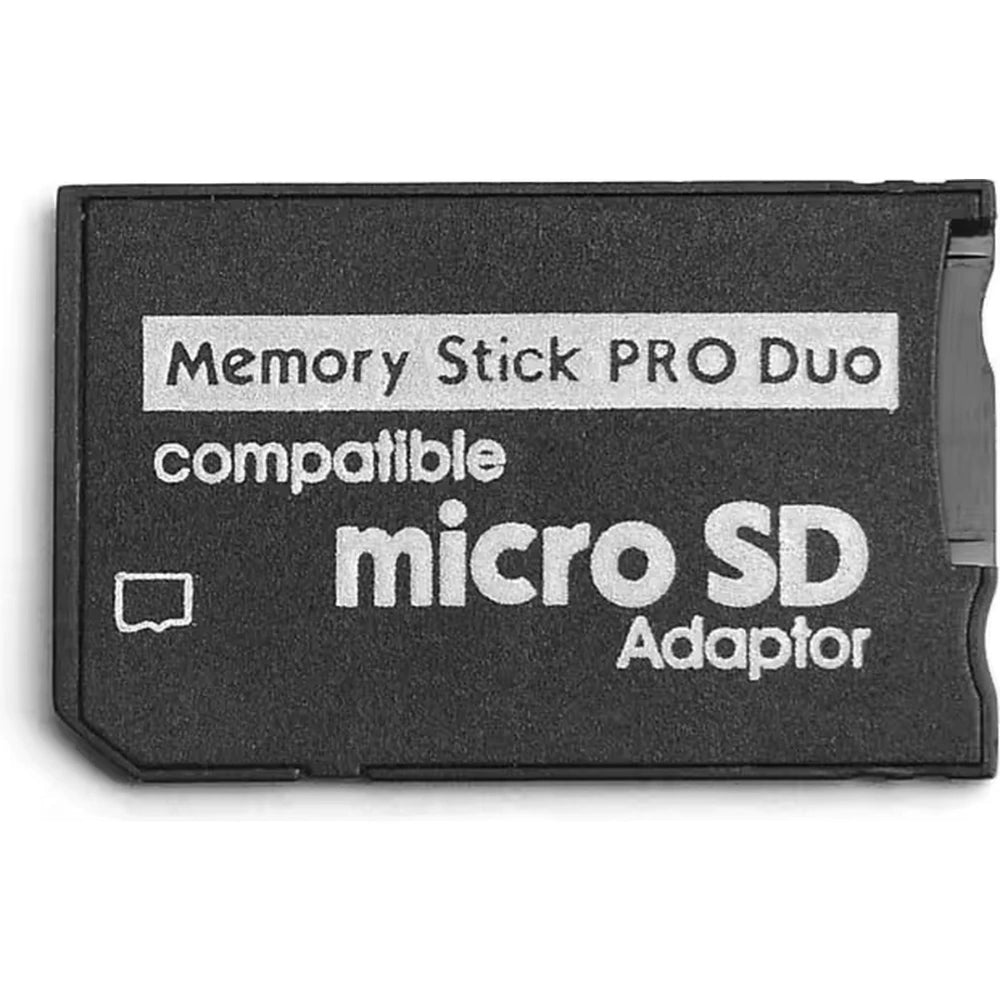 Memory Stick PRO Duo adapter – geschikt voor microSD – zwart – compatibel met Sony PSP en Cybershot camera’s