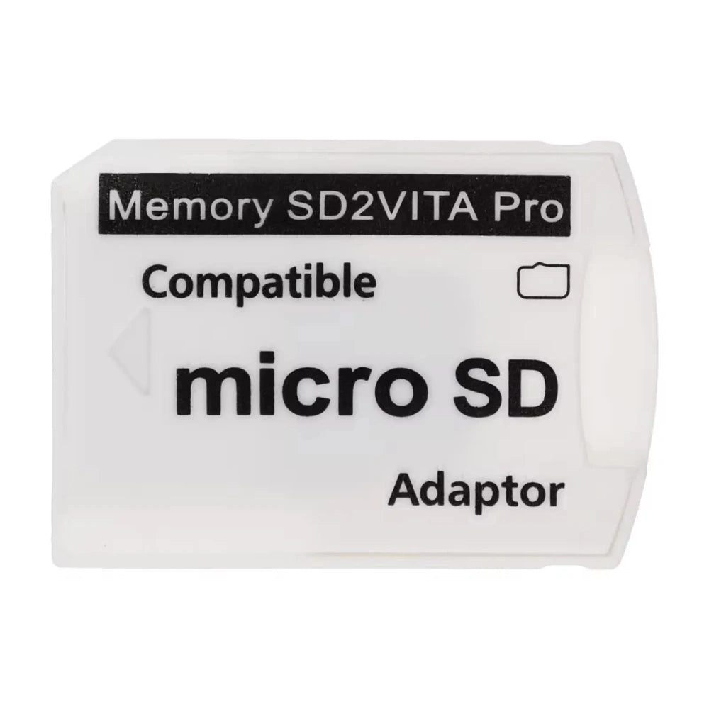 SD2VITA Pro adapter – microSD naar PS Vita geheugenkaart – wit – versie 5.0 – geschikt voor PlayStation Vita met CFW