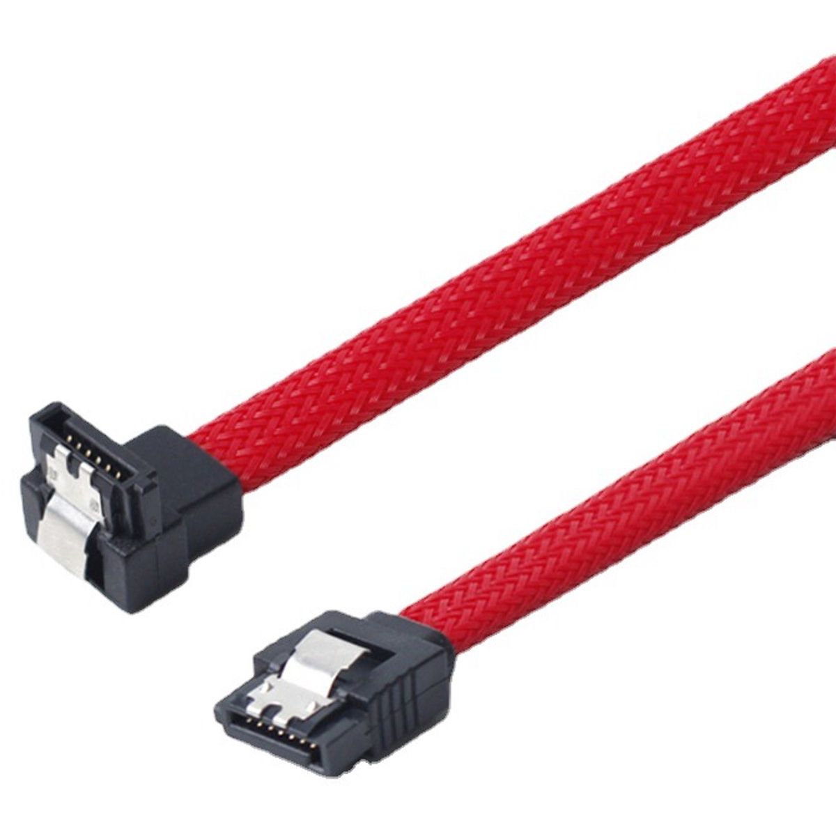 SATA 3 kabel haaks 30cm – 6Gb/s datakabel voor SSD en HDD