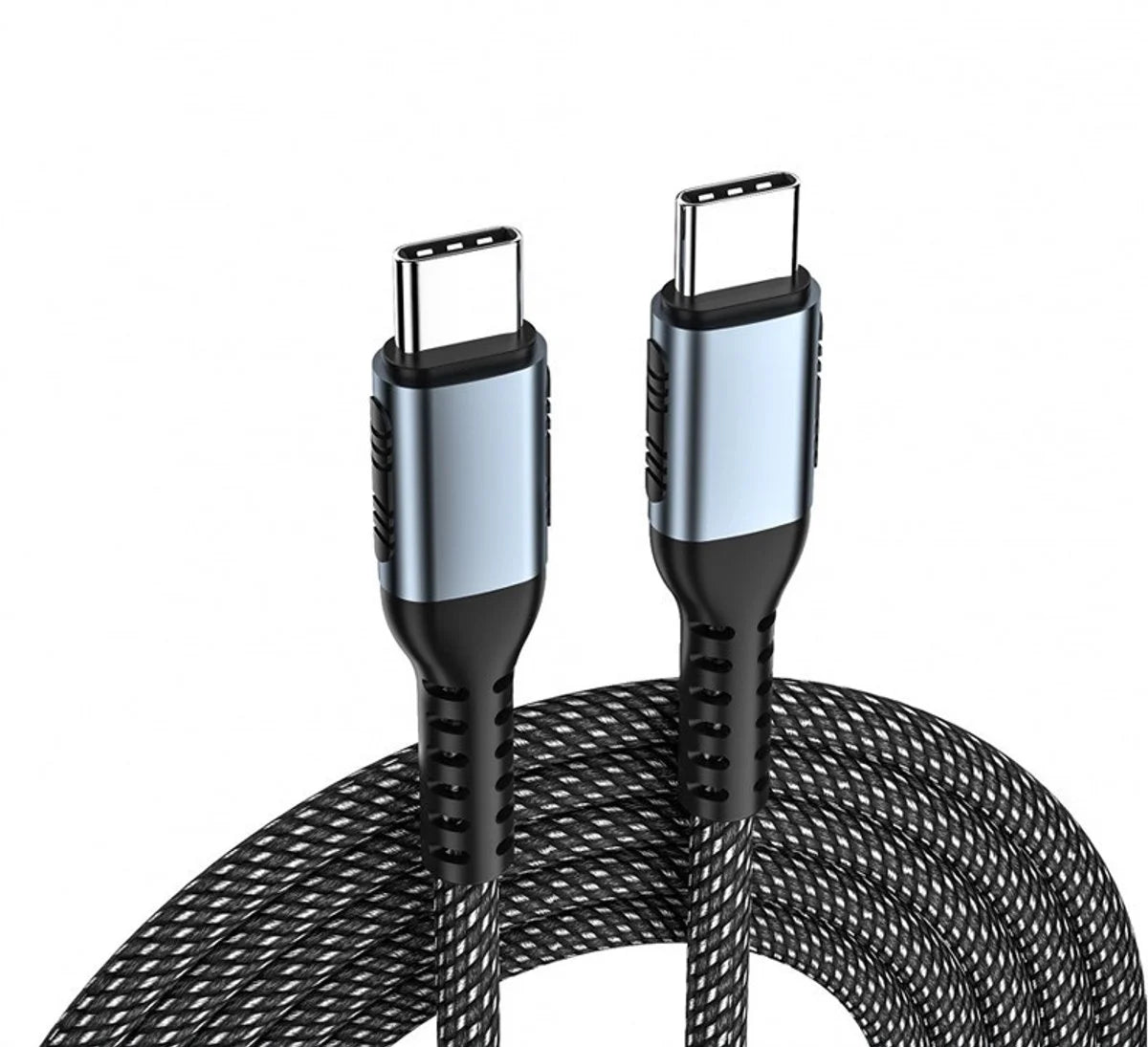 USB-C naar USB-C Kabel 240W – Ultra Snelladen (PD 5A) – Nylon Gevlochten