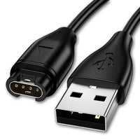 Garmin USB oplaadkabel – 4-pins connector – zwart – geschikt voor Garmin Fenix, Forerunner, Vivoactive – 1 meter