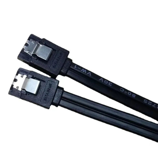 SATA III datakabel 30cm – zwart – rechte connectoren – geschikt voor SSD en harde schijven met 6 Gbps overdracht